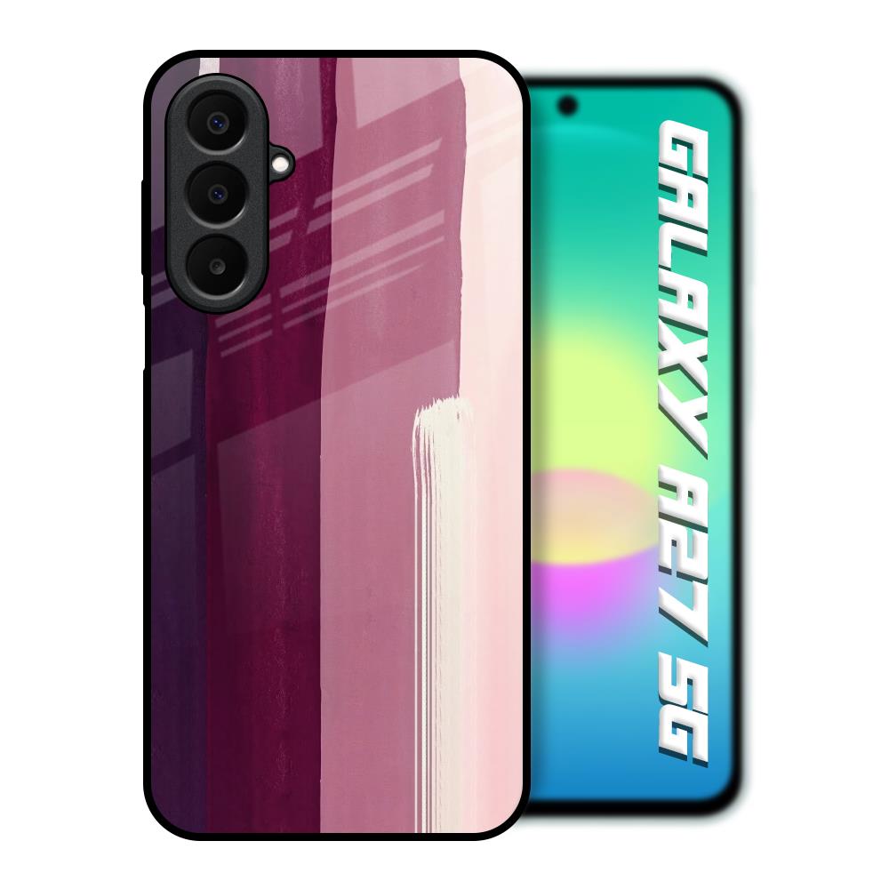 Brush Stroke Art Samsung Galaxy A27 5G Glass Back Cover Online