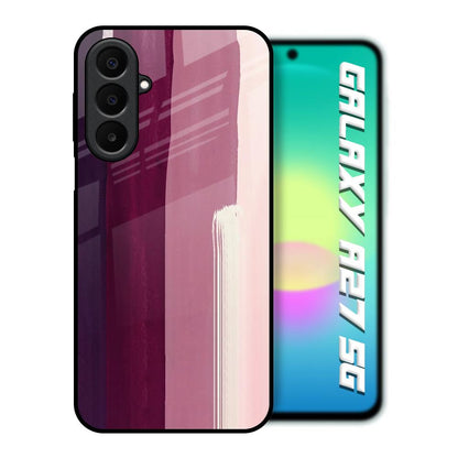 Brush Stroke Art Samsung Galaxy A27 5G Glass Back Cover Online