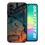Geographical Map Samsung Galaxy A27 5G Glass Back Cover Online