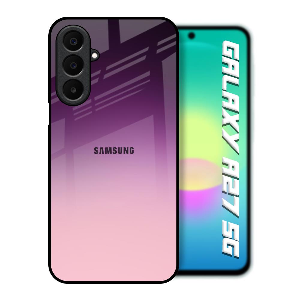 Purple Gradient Samsung Galaxy A27 5G Glass Back Cover Online