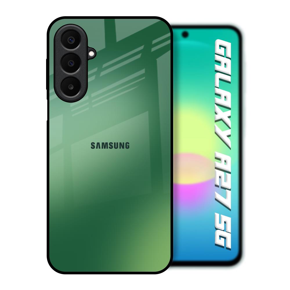 Green Grunge Texture Samsung Galaxy A27 5G Glass Back Cover Online