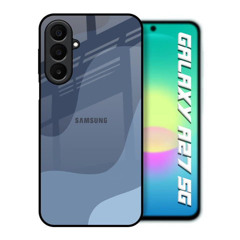 Navy Blue Ombre Samsung Galaxy A27 5G Glass Back Cover Online