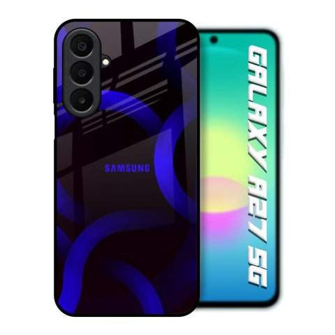 Blue Ring Light Samsung Galaxy A27 5G Glass Back Cover Online