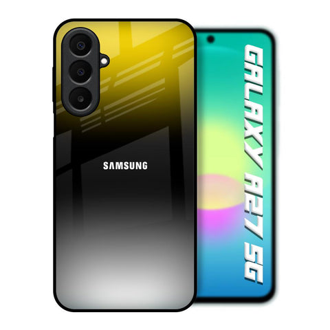 Yellow Shadow Samsung Galaxy A27 5G Glass Back Cover Online