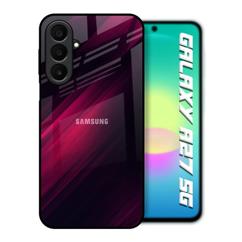 Razor Black Samsung Galaxy A27 5G Glass Back Cover Online