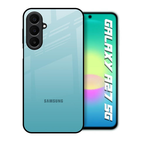 Arctic Blue Samsung Galaxy A27 5G Glass Back Cover Online