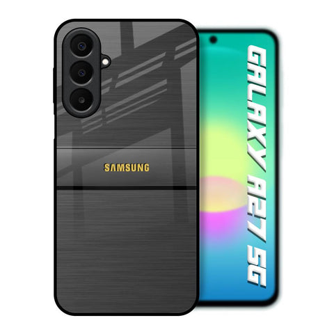 Grey Metallic Glass Samsung Galaxy A27 5G Glass Back Cover Online
