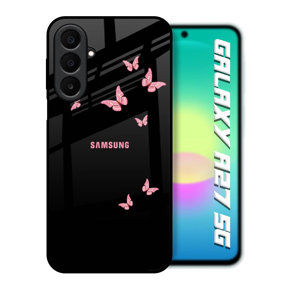 Fly Butterfly Samsung Galaxy A27 5G Glass Back Cover Online
