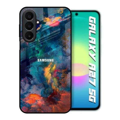 Colored Storm Samsung Galaxy A27 5G Glass Back Cover Online