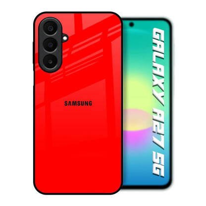Blood Red Samsung Galaxy A27 5G Glass Back Cover Online