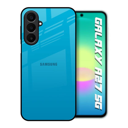 Blue Aqua Samsung Galaxy A27 5G Glass Back Cover Online