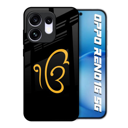 Luxury Fashion Initial Oppo Reno16 5G Glass Back Cover Online