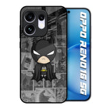 Cartoon Art Oppo Reno16 5G Glass Back Cover Online