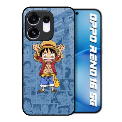 Chubby Anime Oppo Reno16 5G Glass Back Cover Online