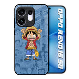 Chubby Anime Oppo Reno16 5G Glass Back Cover Online