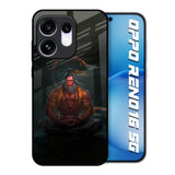 Lord Hanuman Animated Oppo Reno16 5G Glass Back Cover Online