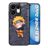 Orange Chubby Oppo Reno16 5G Glass Back Cover Online