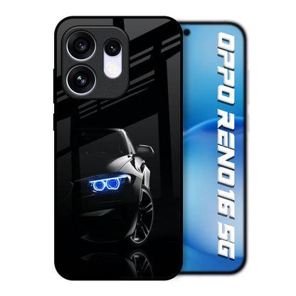 Car In Dark Oppo Reno16 5G Glass Back Cover Online