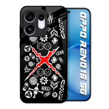 Red Zone Oppo Reno16 5G Glass Back Cover Online