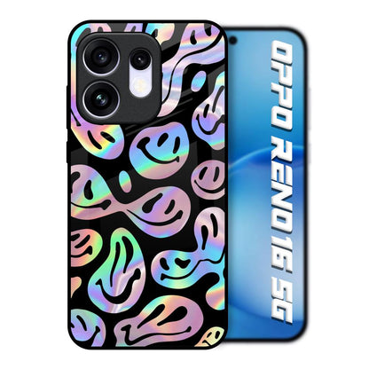 Acid Smile Oppo Reno16 5G Glass Back Cover Online