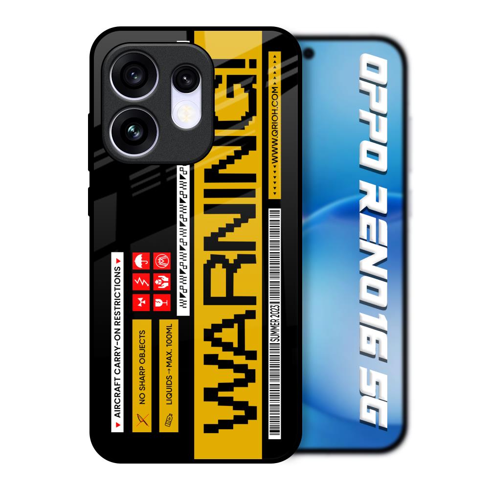 Aircraft Warning Oppo Reno16 5G Glass Back Cover Online