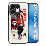 Bape Luffy Oppo Reno16 5G Glass Back Cover Online