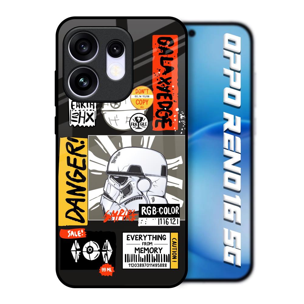 Galaxy Edge Oppo Reno16 5G Glass Back Cover Online
