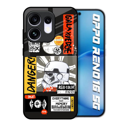 Galaxy Edge Oppo Reno16 5G Glass Back Cover Online