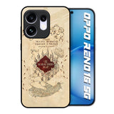 Magical Map Oppo Reno16 5G Glass Back Cover Online