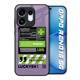 Run & Freedom Oppo Reno16 5G Glass Back Cover Online