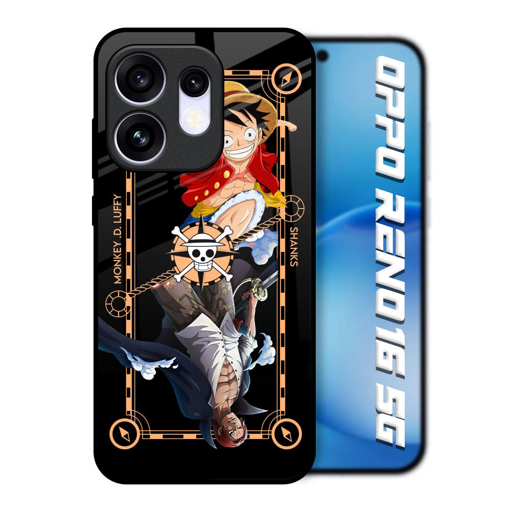 Shanks & Luffy Oppo Reno16 5G Glass Back Cover Online