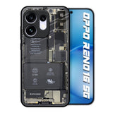 Skeleton Inside Oppo Reno16 5G Glass Back Cover Online