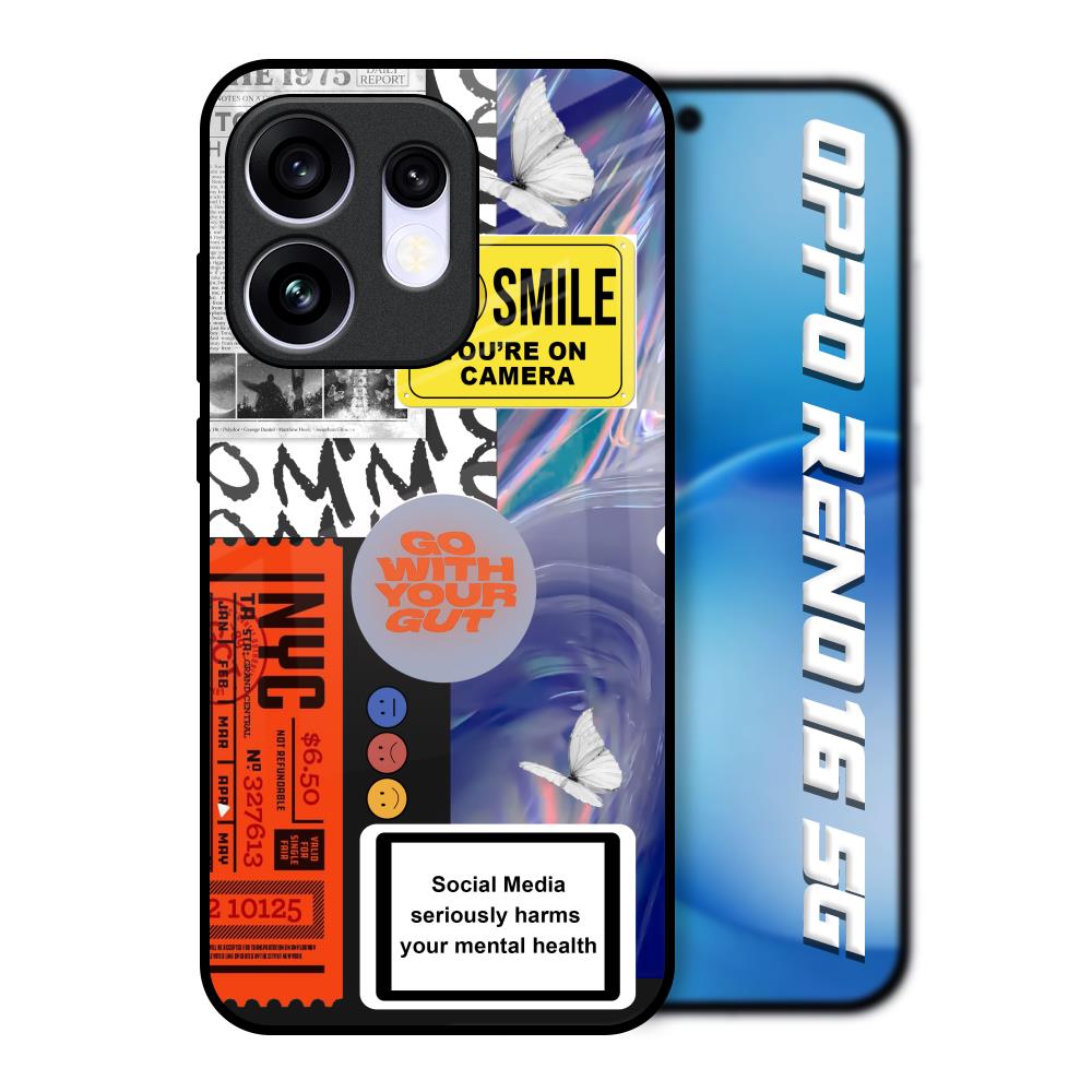 Smile for Camera Oppo Reno16 5G Glass Back Cover Online