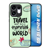 Travel Stamps Oppo Reno16 5G Glass Back Cover Online