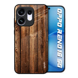 Timber Printed Oppo Reno16 5G Glass Back Cover Online
