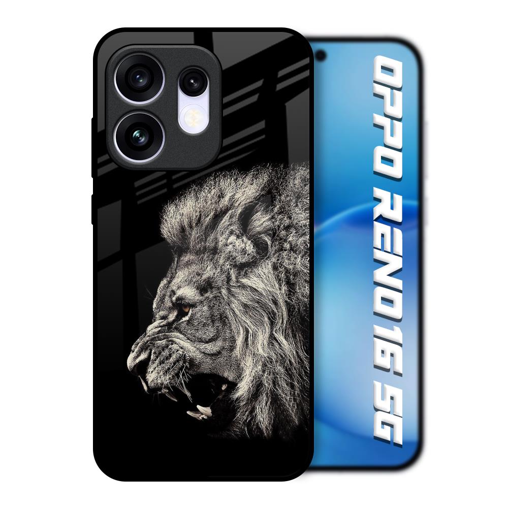 Brave Lion Oppo Reno16 5G Glass Back Cover Online
