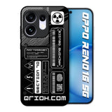 Futuristic Art Oppo Reno16 5G Glass Back Cover Online