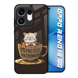 Tea With Kitty Oppo Reno16 5G Glass Back Cover Online