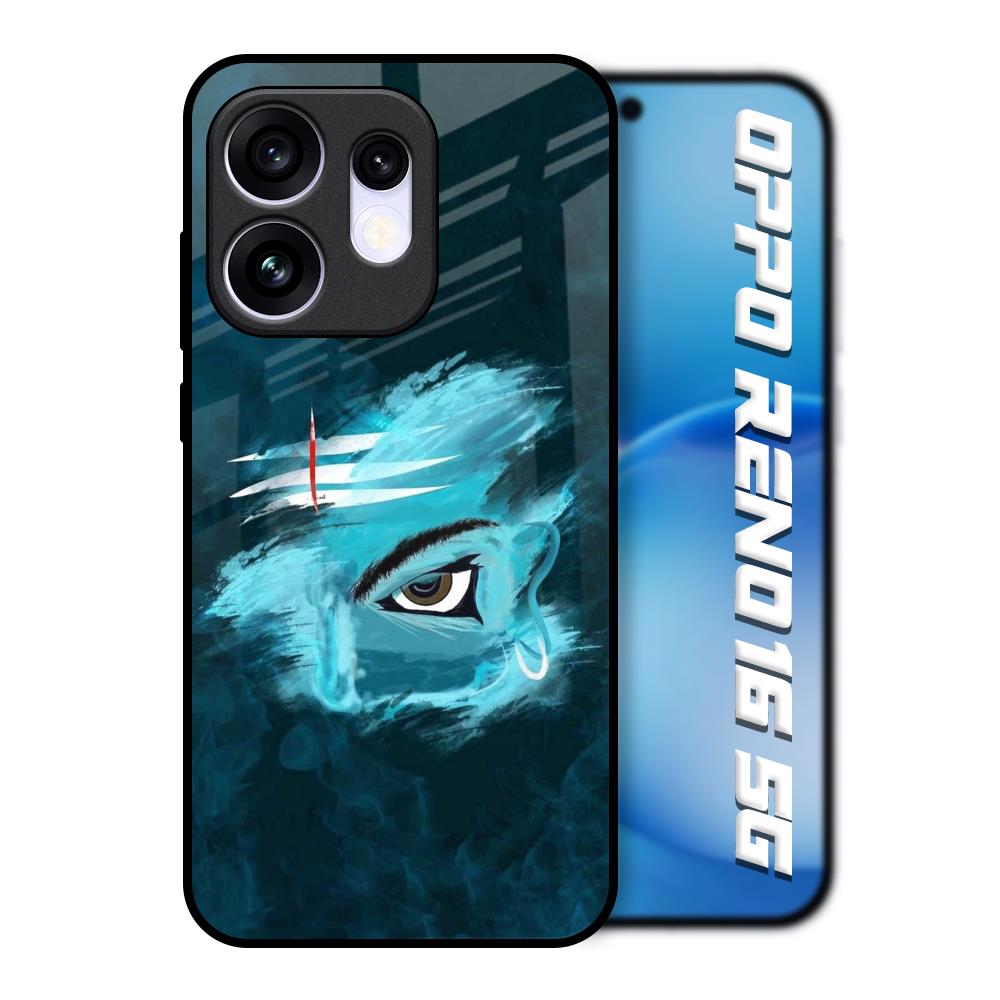 Power Of Trinetra Oppo Reno16 5G Glass Back Cover Online