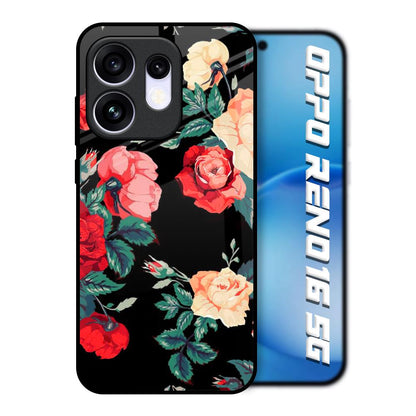 Floral Bunch Oppo Reno16 5G Glass Back Cover Online