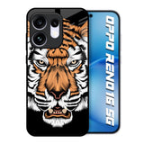 Angry Tiger Oppo Reno16 5G Glass Back Cover Online