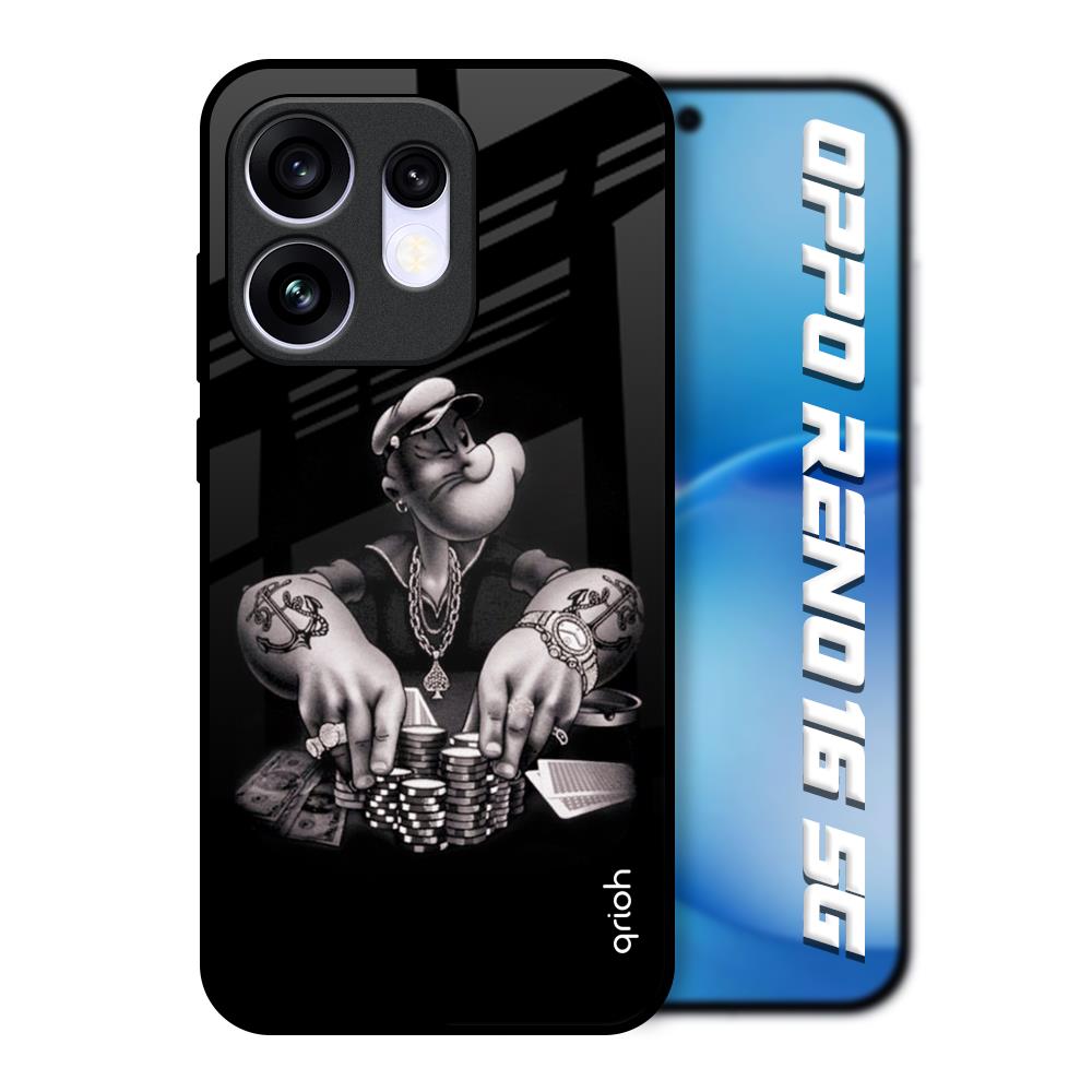 Gambling Problem Oppo Reno16 5G Glass Back Cover Online