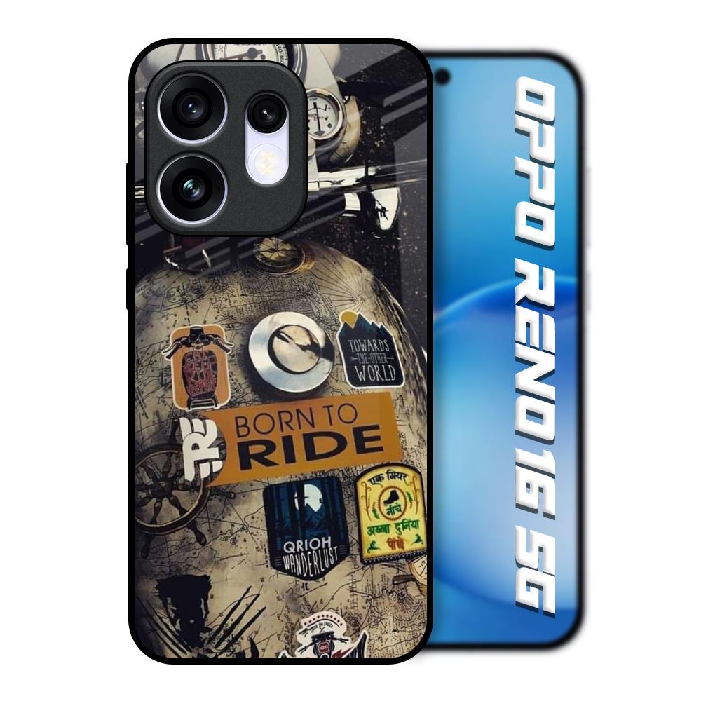 Ride Mode On Oppo Reno16 5G Glass Back Cover Online