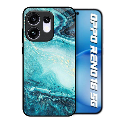Sea Water Oppo Reno16 5G Glass Back Cover Online