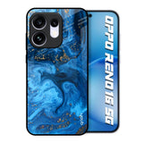 Gold Sprinkle Oppo Reno16 5G Glass Back Cover Online