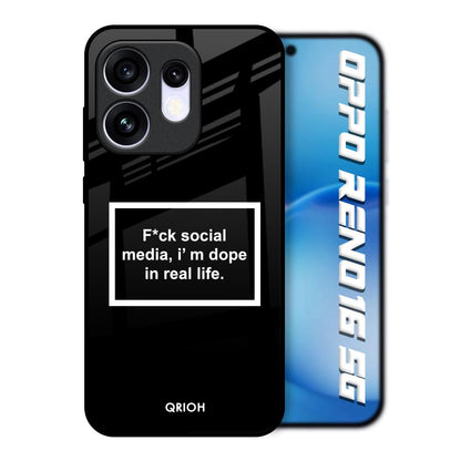 Dope In Life Oppo Reno16 5G Glass Back Cover Online