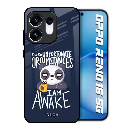Struggling Panda Oppo Reno16 5G Glass Back Cover Online