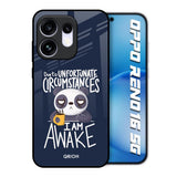 Struggling Panda Oppo Reno16 5G Glass Back Cover Online