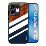 Bold Stripes Oppo Reno16 5G Glass Back Cover Online