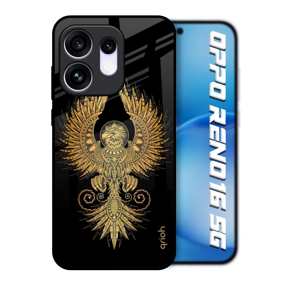 Mythical Phoenix Art Oppo Reno16 5G Glass Back Cover Online
